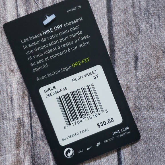 *3T ONLY* Nike Toddler Girls Dri-FIT Print Legging - Picture 4 of 8